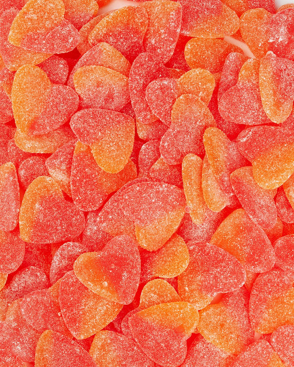 Peach Hearts (vegan) (500g)