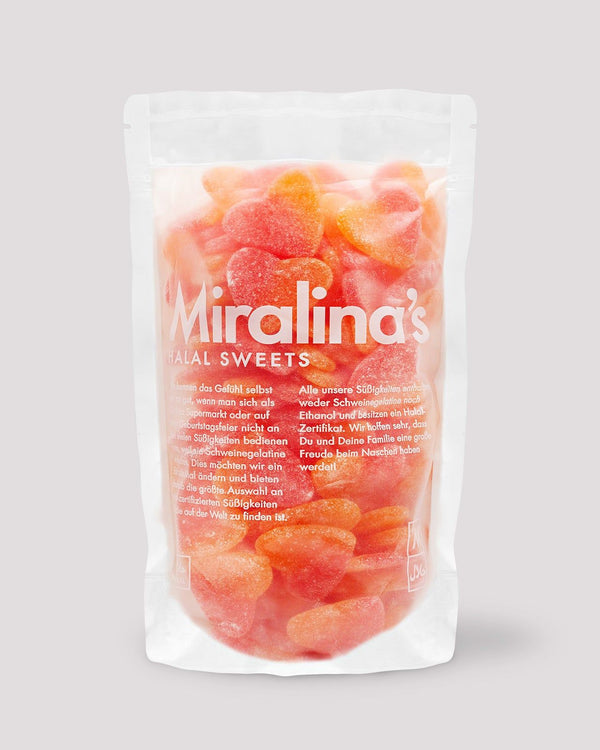 Peach Hearts (vegan) (500g)