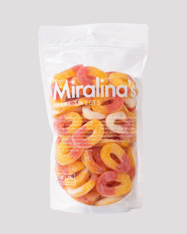 Peach rings (500g)